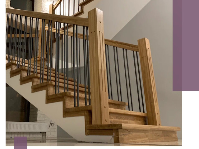 Реставрация деревянных и металлических лестниц в Полевской