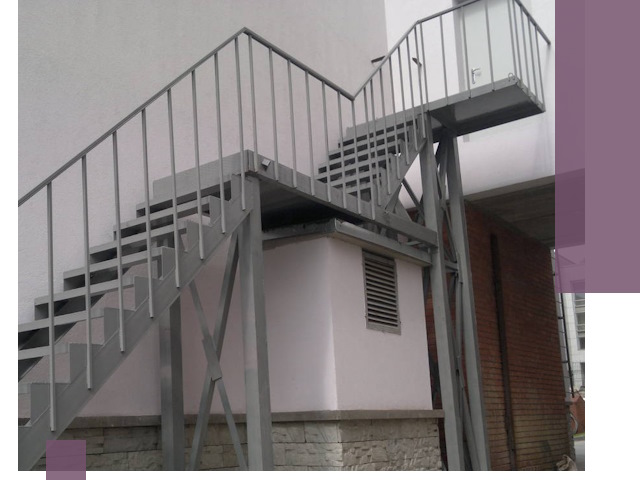 Монтаж пожарных лестниц под ключ в Полевской с гарантией качества