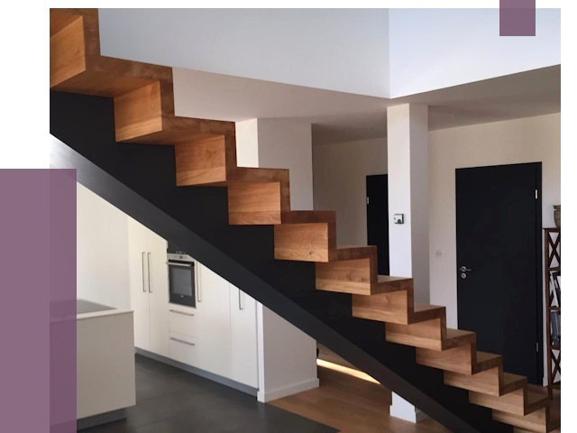 Изготовление деревянных лестниц в Полевской от 87253 руб. | ПРОЛЁТ-Плв