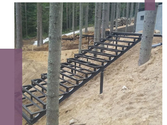 Монтаж металлических лестниц в Полевской от 13601 руб. 