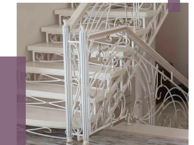 Изготовление кованых лестниц на заказ в Полевской от 87253 руб. | ПРОЛЁТ-Плв