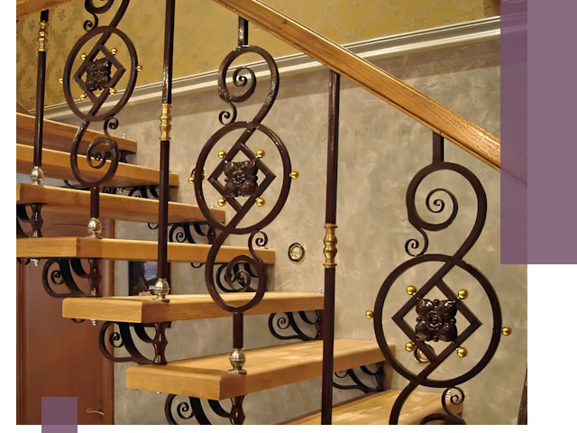 Изготовление кованых лестниц под ключ в Полевской