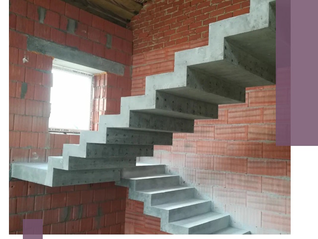 Бетонные лестницы под ключ в Полевской: монтаж, демонтаж, ремонт