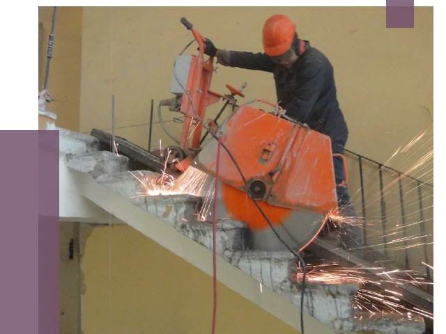 Демонтаж бетонных лестниц в Полевской от 4619 руб. за м2 | ПРОЛЁТ-Плв