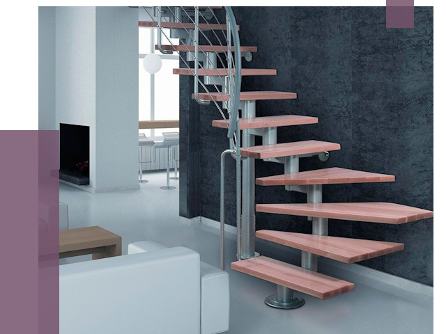 Модульные лестницы в Полевской от 16937 руб. — купить в ПРОЛЁТ-Плв