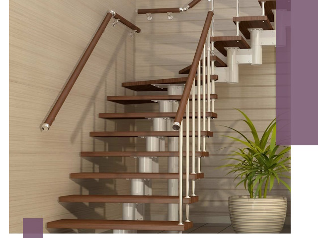 Изготовление модульных лестниц под ключ в Полевской