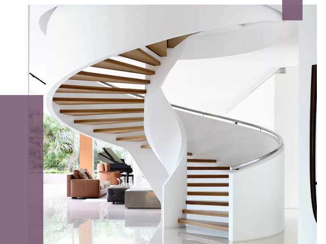 Винтовые лестницы в Полевской под ключ от 48759 руб. | ПРОЛЁТ-Плв