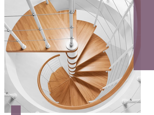 Изготовление винтовых лестниц под ключ в Полевской