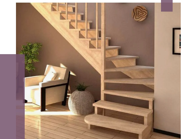 Изготовление Г-образных лестниц в Полевской от 18990 руб. 