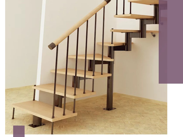 Монтаж лестниц на больцах в Полевской — быстро и надежно