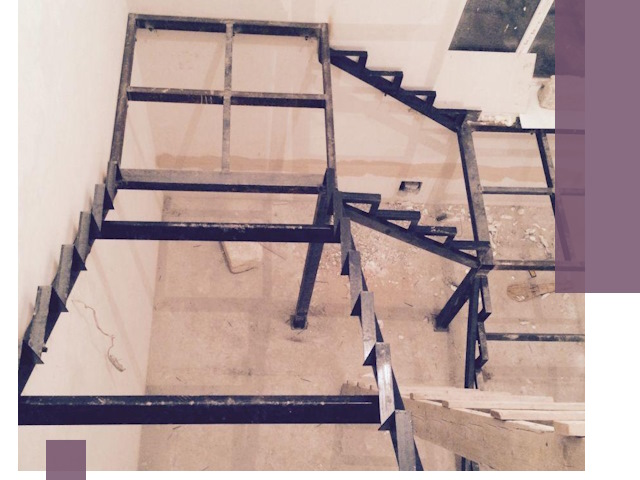 Монтаж лестниц на металлокаркасе в Полевской быстро и качественно