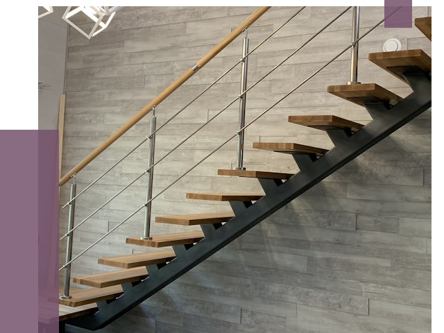 Изготовление лестниц на монокосоуре в Полевской от 76474 руб. 