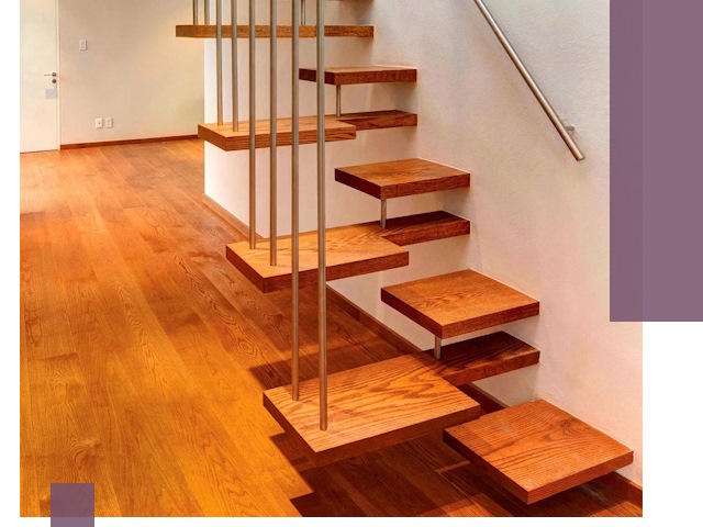 Лестницы «гусиный шаг» на заказ в Полевской для узких пространств