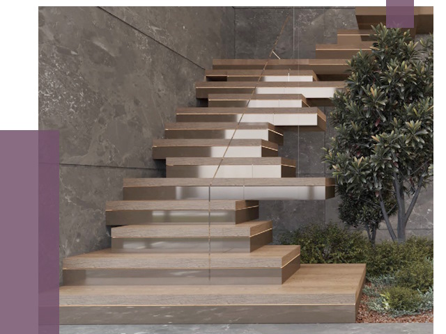 Современные лестницы в Полевской от 13858 руб. | ПРОЛЁТ-Плв