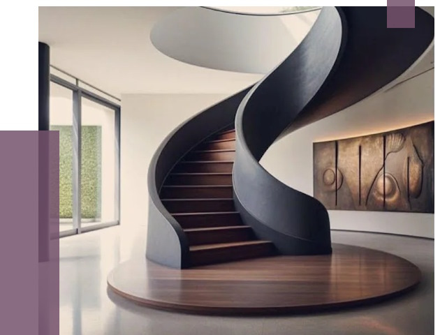 Элитные лестницы под заказ в Полевской от 189903 руб. — ПРОЛЁТ-Плв