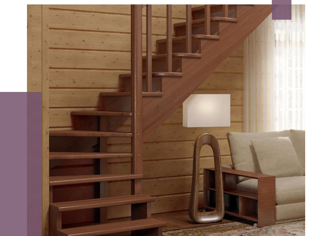 Лестницы эконом класса в Полевской от 18323 руб. бюджетные решения