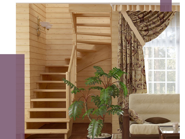 Лестницы для дачи в Полевской от 76218 руб.  | ПРОЛЁТ-Плв