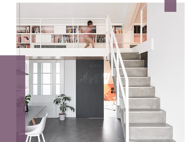 Лестницы для двухуровневой квартиры в Полевской от 177071 руб. | ПРОЛЁТ-Плв