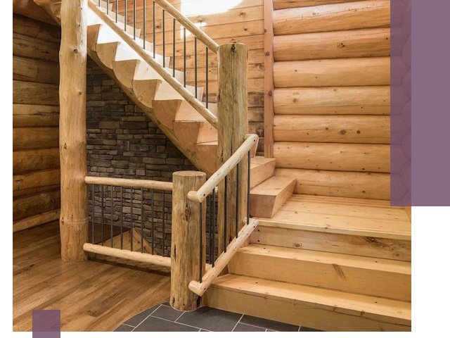 Лестницы в баню под заказ и профессиональный монтаж в Полевской