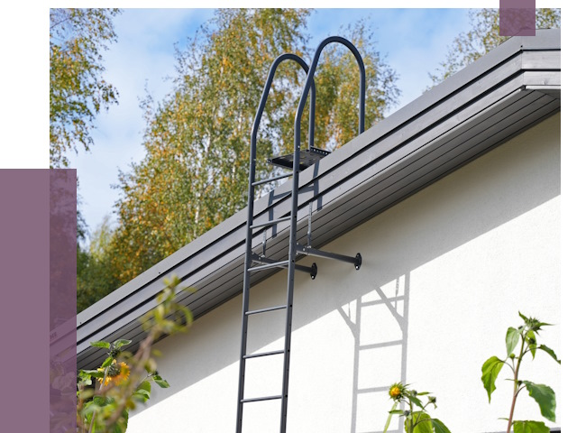 Лестницы на крышу в Полевской от 19196 руб. — монтаж и монтаж ПРОЛЁТ-Плв