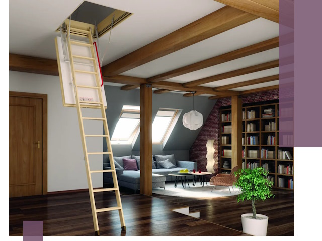 Чердачные лестницы под ключ в Полевской: изготовление и монтаж