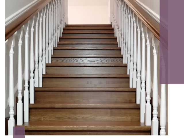 Лестницы из ясеня на заказ в Полевской — изготовление и монтаж