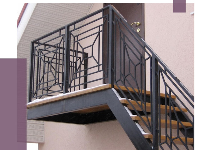 Металлические перила в Полевской от 4311 руб.  | ПРОЛЁТ-Плв
