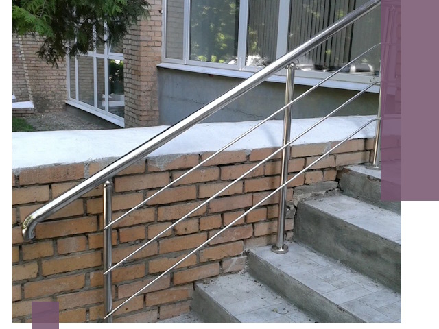 Перила из нержавеющей стали высокого качества в Полевской