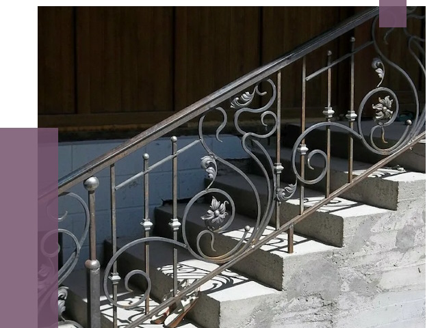 Кованые перила в Полевской от 8725 руб. под ключ — качество от ПРОЛЁТ-Плв