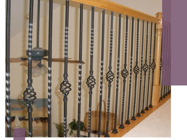 Изготовление и монтаж кованных перил в Полевской под ключ