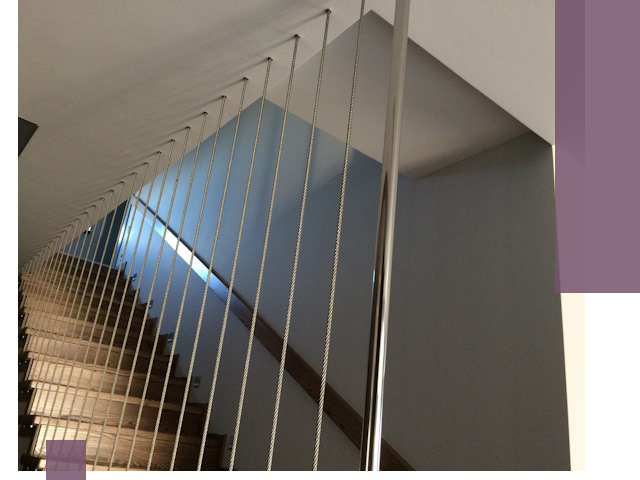 Тросовые перила под ключ в Полевской — производство и монтаж