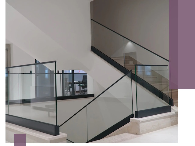 Стеклянные перила премиум-класса с установкой в Полевской