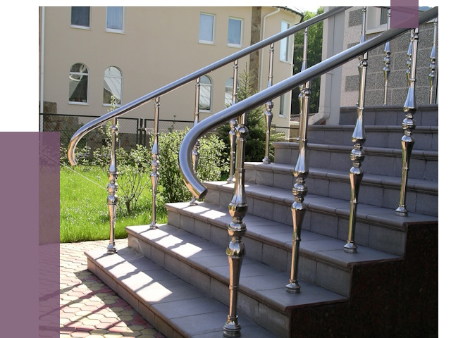 Перила для крыльца в Полевской от 10778 руб. — монтаж ПРОЛЁТ-Плв