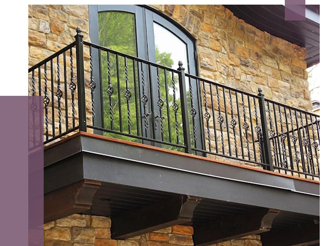 Балконные ограждения в Полевской от 8058 руб. — купить | ПРОЛЁТ-Плв
