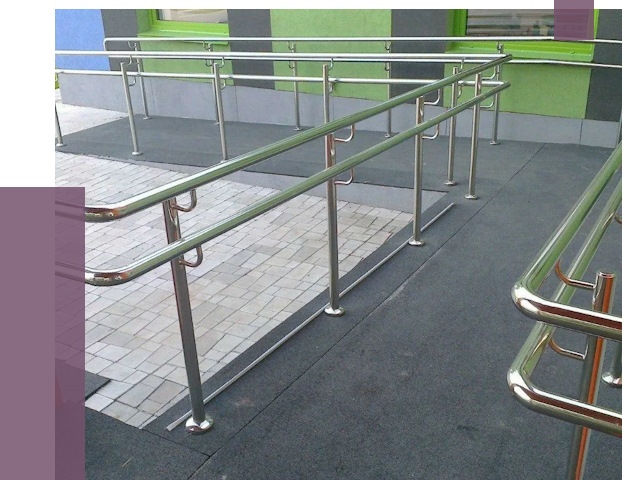 Ограждения пандусов в Полевской от 4363 руб. монтаж | ПРОЛЁТ-Плв