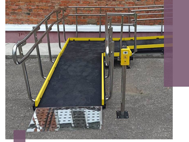 Изготовление наклонных пандусов для инвалидов в Полевской