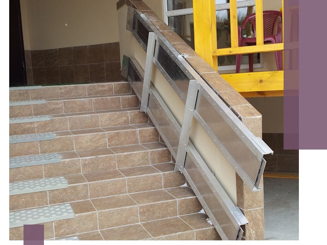 Откидные пандусы под ключ в Полевской — монтаж и демонтаж