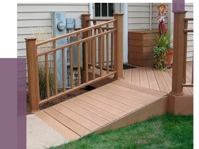 Пандус на крыльцо в Полевской под ключ от 7801 руб.