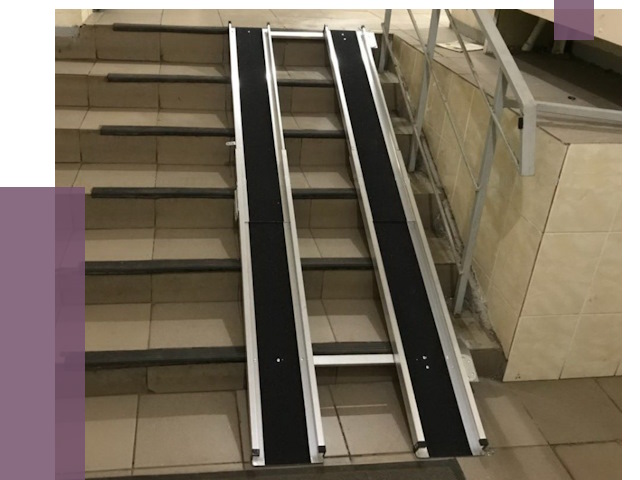 Установка пандуса в подъезд в Полевской от 8007 руб. под ключ | ПРОЛЁТ-Плв