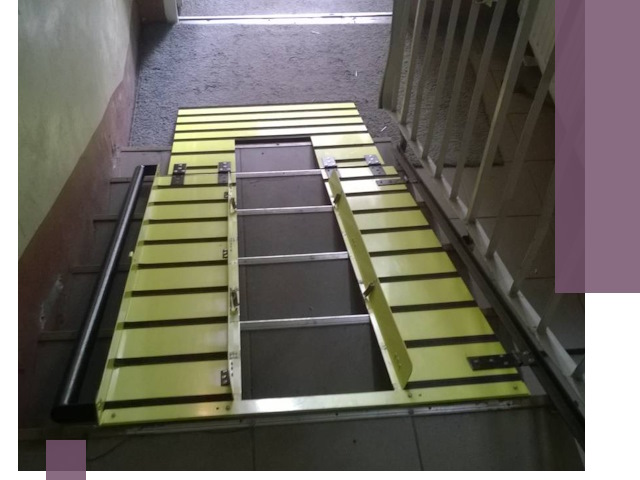 Профессиональный монтаж пандуса в подъезд в Полевской