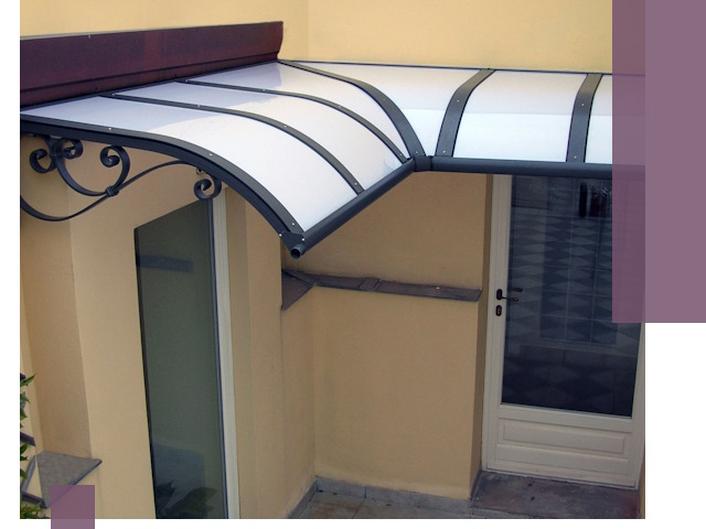 Монтаж козырьков любой сложности в Полевской под ключ