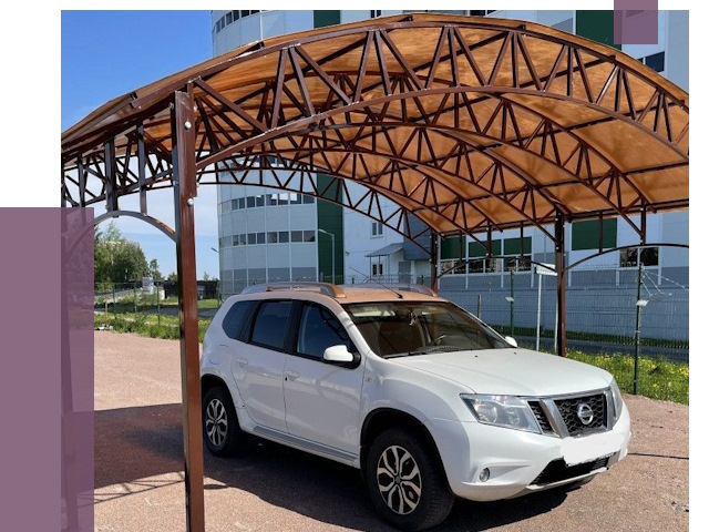 Недорогие навесы в Полевской от 43113 руб. | ПРОЛЁТ-Плв