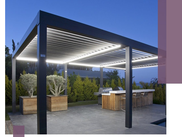 Навесы отдельно стоящие под ключ в Полевской из металла и поликарбоната