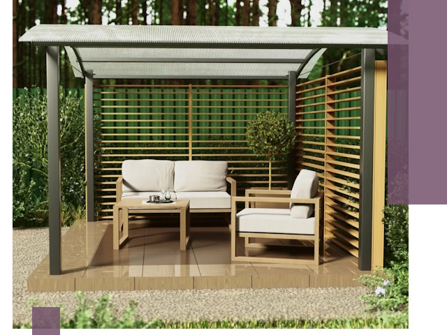 Навесы для дачи в Полевской: изготовление, монтаж и демонтаж