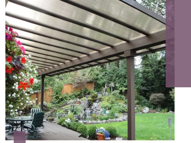 Навесы из поликарбоната под ключ в Полевской быстро и надёжно