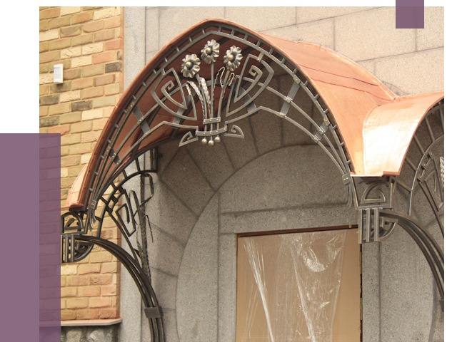 Арочные козырьки в Полевской от 14628 руб. 