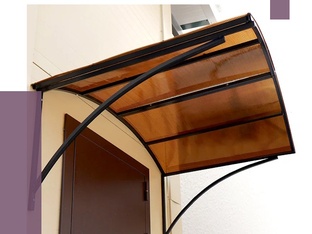 Недорогие козырьки в Полевской от 7617 руб.  | ПРОЛЁТ-Плв