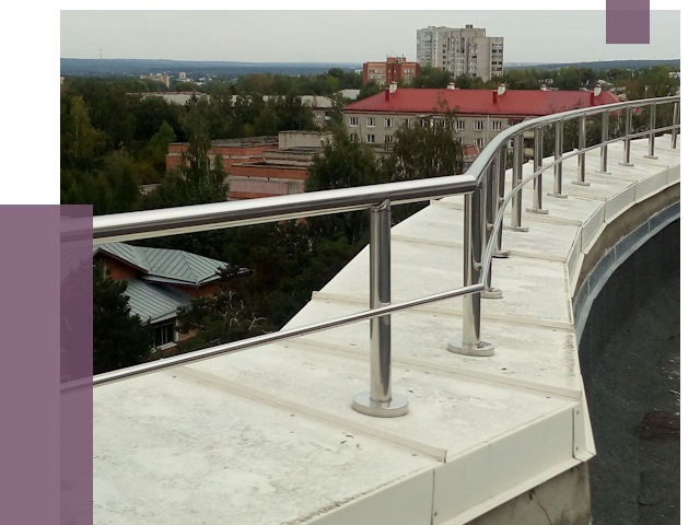 Парапеты и ограждения кровли в Полевской от 4979 руб.