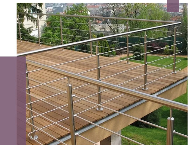 Алюминиевые парапеты в Полевской под ключ от 7801 руб. 