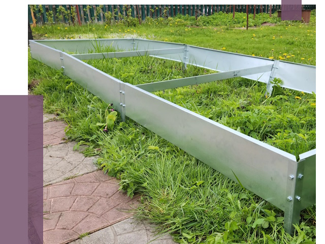 Металлические бордюры для грядок в Полевской от 1796 руб. 